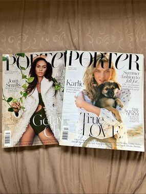 PORTER Summer 2015 Issues 8 & 9 Magazine Karlie Kloss Joan Smalls**